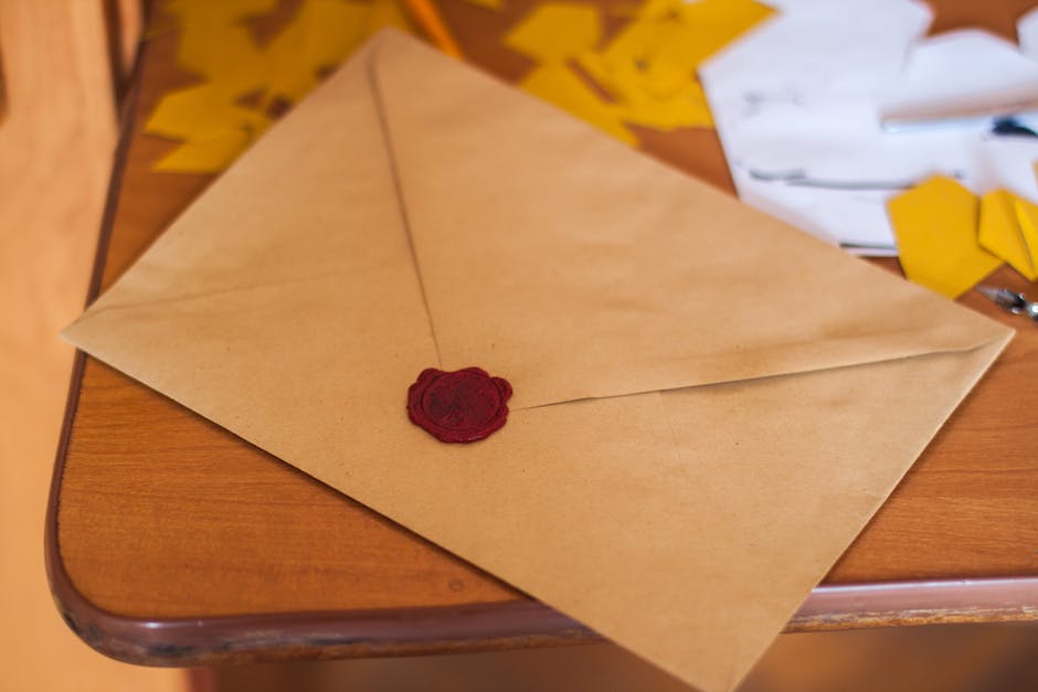 An image of a person holding a letter, representing fan mail procedures.